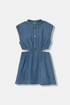 United Colors of Benetton rochie de vara din lyocell imagine