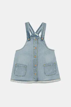 United Colors of Benetton rochie din denim pentru bebelusi mini, drept, 45A7AT01C imagine
