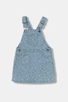 United Colors of Benetton rochie din denim pentru copii mini, drept, 4NZRGT00M imagine