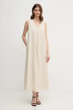 United Colors of Benetton rochie din in culoarea roz, maxi, evazata imagine