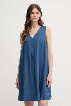 United Colors of Benetton rochie din in mini, evazati, 4AGHDV0AX imagine