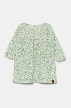 United Colors of Benetton rochie fete culoarea alb, midi, evazati, 3OBQAV00H imagine