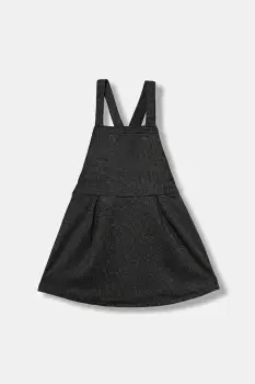 United Colors of Benetton rochie fete culoarea gri, mini, drept, 47W3GT00N imagine