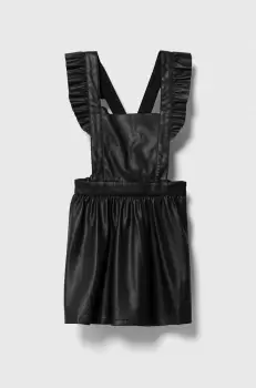 United Colors of Benetton rochie fete culoarea negru, mini, evazati imagine
