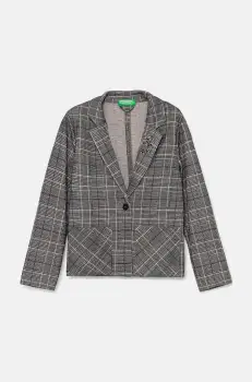 United Colors of Benetton sacou copii culoarea gri, 21CACW00E imagine