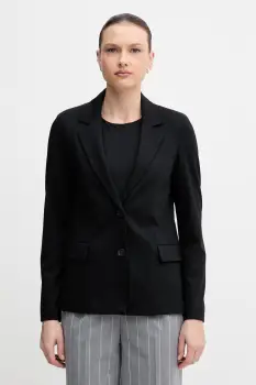 United Colors of Benetton sacou cu un singur rand de nasturi pentru femei, cu vascoza imagine