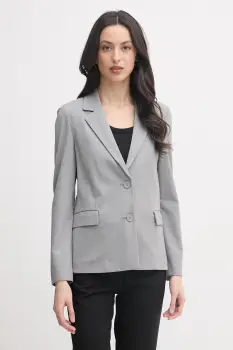 United Colors of Benetton sacou cu un singur rand de nasturi pentru femei, cu vascoza imagine