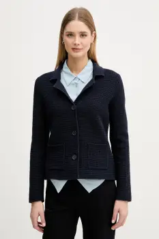 United Colors of Benetton sacou cu un singur rand de nasturi pentru femei, din bumbac imagine