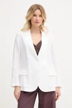 United Colors of Benetton sacou cu un singur rand de nasturi pentru femei, din in imagine