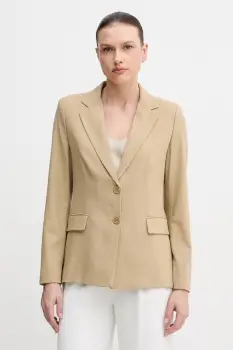 United Colors of Benetton sacou cu un singur rand de nasturi pentru femei, din vascoza imagine