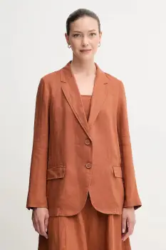 United Colors of Benetton sacou de in culoarea verde, un singur rand de nasturi, neted imagine