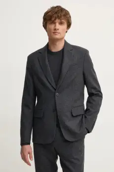 United Colors of Benetton sacou din lana culoarea gri, 2NUXUW01J imagine