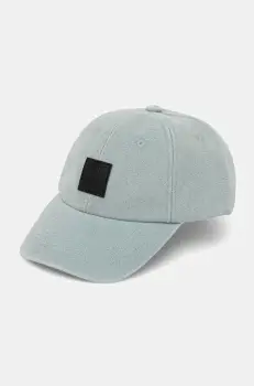 United Colors of Benetton sapca culoarea turcoaz, uni, 6T8JCA02G imagine