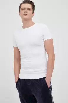 United Colors of Benetton tricou barbati, culoarea alb, neted imagine