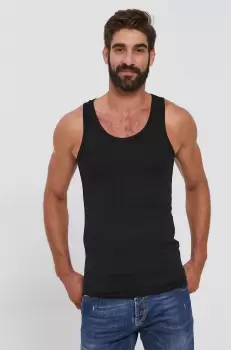 United Colors of Benetton Tricou barbati, culoarea negru imagine