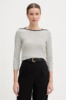 United Colors of Benetton tricou cu maneca lunga pentru femei, din bumbac imagine