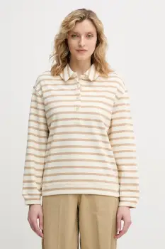 United Colors of Benetton tricou cu maneca lunga pentru femei, din bumbac imagine