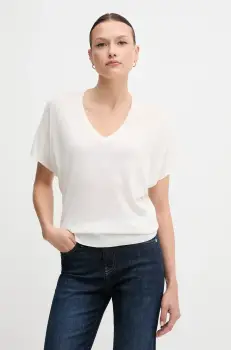 United Colors of Benetton tricou culoarea alb, 103VD402U imagine