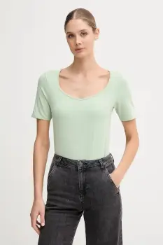 United Colors of Benetton tricou culoarea galben, 3FJHD401P imagine