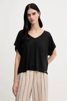 United Colors of Benetton tricou culoarea negru, 3Q225M005 imagine