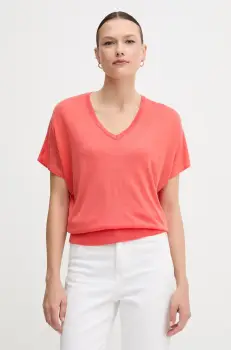 United Colors of Benetton tricou culoarea portocaliu, 103VD402U imagine