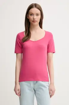 United Colors of Benetton tricou culoarea roz, 3FJHD401P imagine