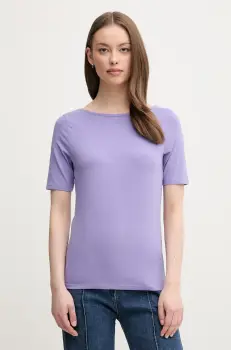 United Colors of Benetton tricou culoarea violet, 3FJHD109K imagine