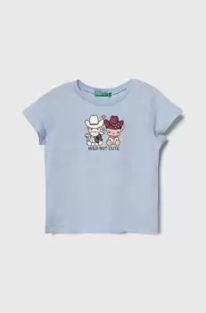 United Colors of Benetton tricou de bumbac pentru copii imagine