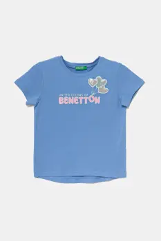 United Colors of Benetton tricou de bumbac pentru copii 3I1XG10JB imagine