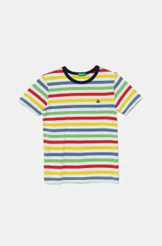 United Colors of Benetton tricou de bumbac pentru copii cu imprimeu, 3FHXC10MW imagine