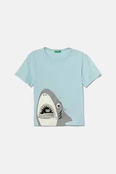 United Colors of Benetton tricou de bumbac pentru copii cu imprimeu, 3I1XG10JL imagine