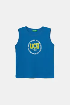 United Colors of Benetton tricou de bumbac pentru copii cu imprimeu, 3I1XGH013 imagine