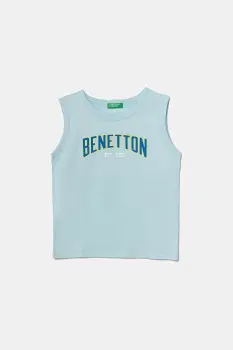 United Colors of Benetton tricou de bumbac pentru copii cu imprimeu, 3I1XGH013 imagine