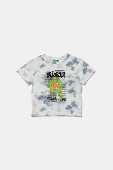 United Colors of Benetton tricou de bumbac pentru copii cu imprimeu, 3ORKG10JD imagine