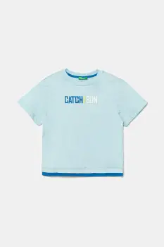 United Colors of Benetton tricou de bumbac pentru copii cu imprimeu, 3SLUG10JF imagine