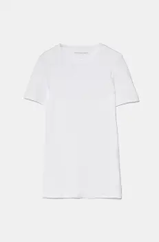 United Colors of Benetton tricou de bumbac pentru copii culoarea alb, 3FZ10M00D imagine