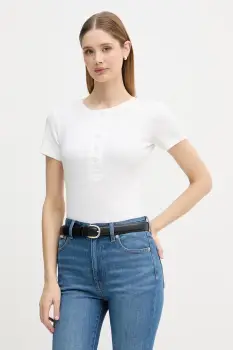 United Colors of Benetton tricou de dama din bumbac cu elastan imagine