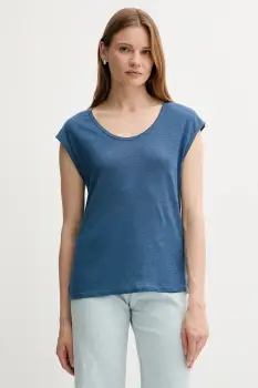 United Colors of Benetton tricou de in culoarea bleumarin, 37UJE16B1 imagine