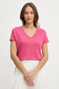 United Colors of Benetton tricou de in culoarea roz, 37UJD401Q imagine
