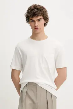 United Colors of Benetton tricou din amestec de in culoarea roz, neted imagine