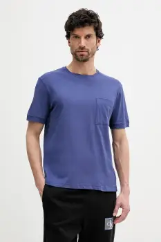 United Colors of Benetton tricou din amestec de in culoarea roz, neted imagine