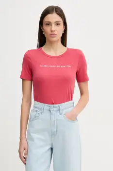 United Colors of Benetton tricou din bumbac imagine