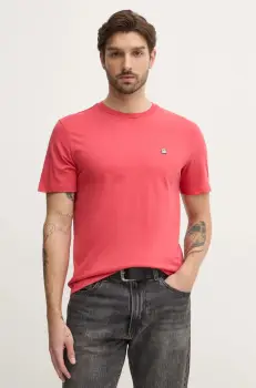 United Colors of Benetton tricou din bumbac barbati, culoarea verde, neted, 3MI5J1AF7 imagine