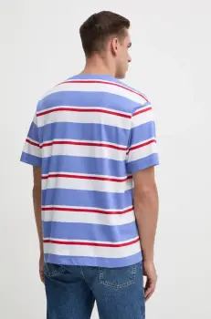 United Colors of Benetton tricou din bumbac barbati, culoarea violet, modelator, 38Y3U109J imagine