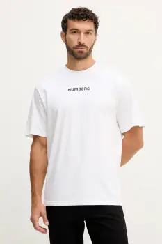 United Colors of Benetton tricou din bumbac culoarea alb, cu imprimeu, 3MI5U10AX imagine