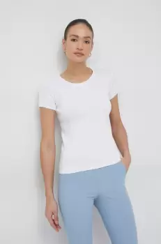 United Colors of Benetton tricou din bumbac culoarea alb imagine
