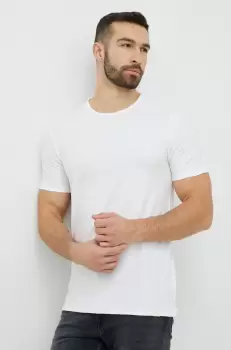 United Colors of Benetton tricou din bumbac culoarea alb, neted imagine