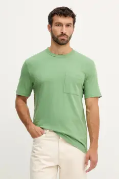 United Colors of Benetton tricou din bumbac culoarea alb, uni, 3BL0U10A8 imagine