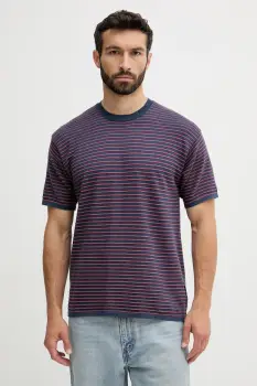 United Colors of Benetton tricou din bumbac culoarea bleumarin, cu imprimeu, 1195K109V imagine