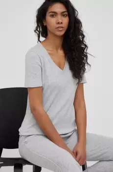 United Colors of Benetton tricou din bumbac culoarea gri imagine